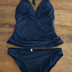 Athleta Dark Blue Women's Bikini Set